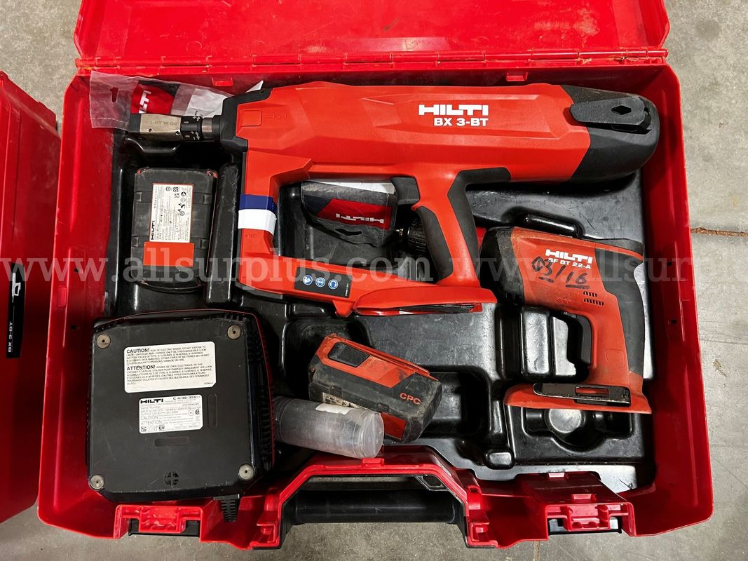 Fastening Tool, Cordless, Hilti BX 3-BT 22V (Qty 2)