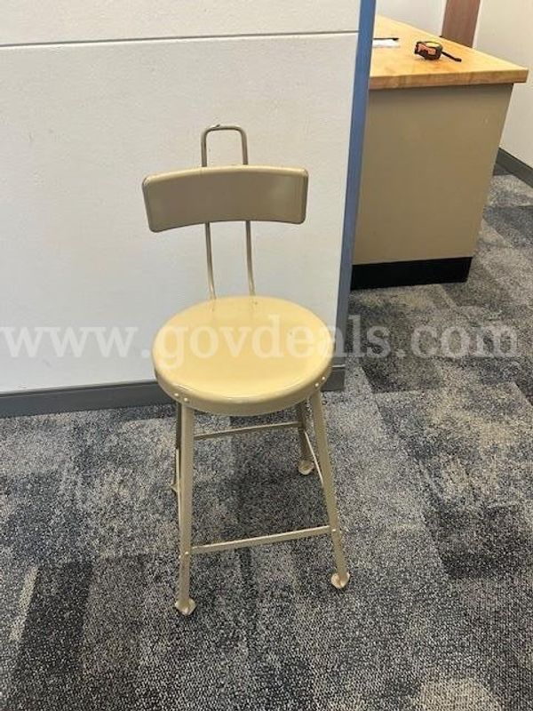 Metal Adjustable Stools - Qty 15