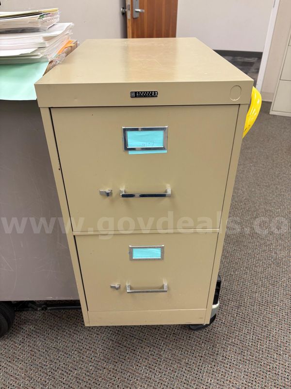 2 small filing cabinets