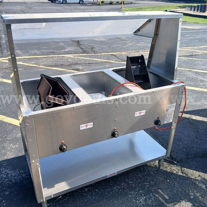 Supreme Metal HF-3E-120 3-Well Electric Hot Food / Steam Table – 120V