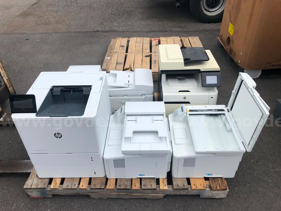 Lot of 6 - HP Laser Printers (Black and Color)