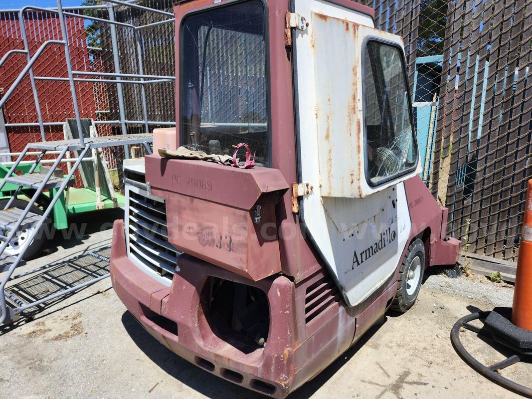 PowerBoss Armadillo Heavy Duty Ride-on Floor Sweeper