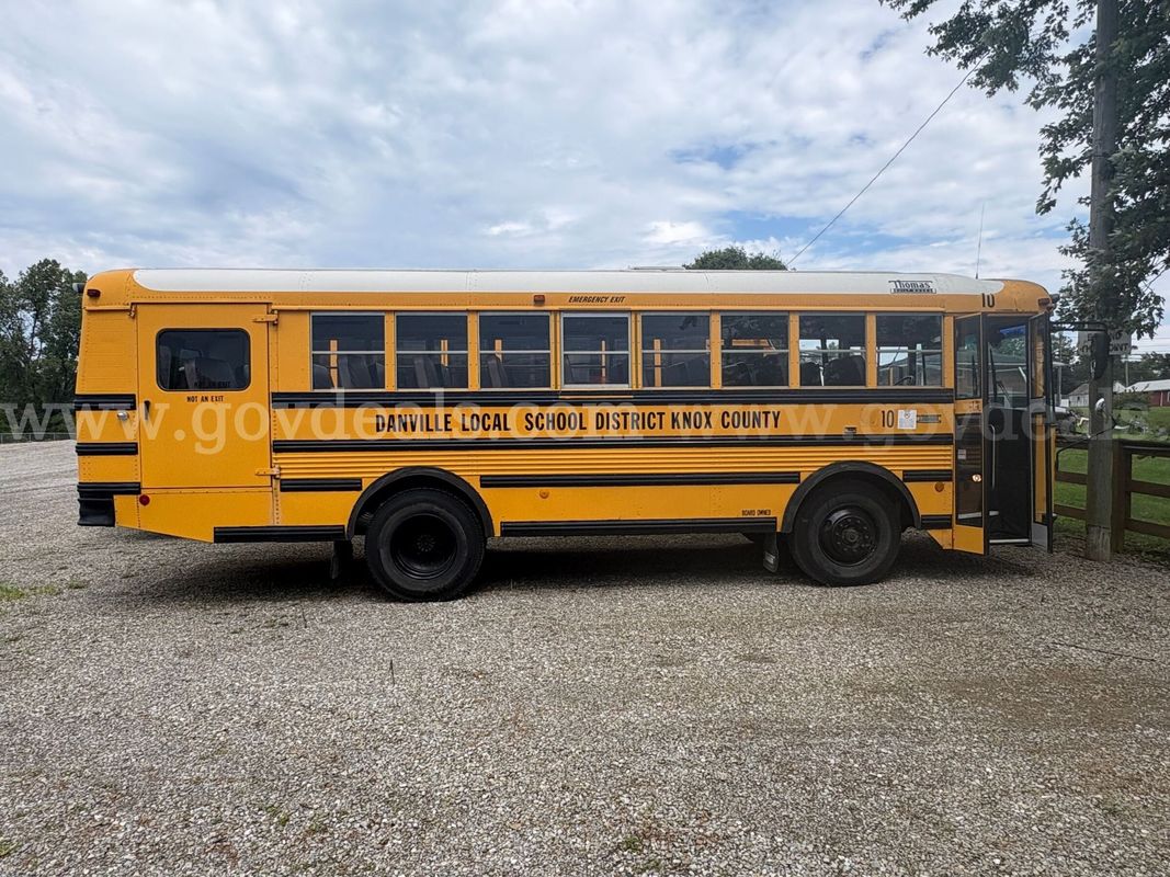 2002 Thomas School Bus. Includes handicap lift (not installed).