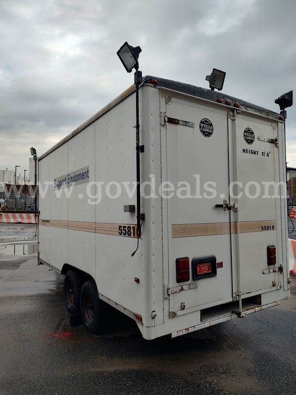Airport Emergency Response/ Disaster relief Trailer with Medical Equipment