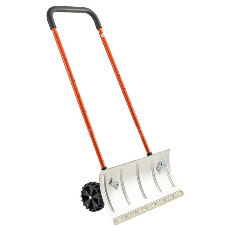 SHIPPING AVAILABLE VEVOR 2PCS Snow Pusher Shovel with Wheels, 61 cm Wheeled Snowplow Shovel with Bi-Directional(A16-23N)