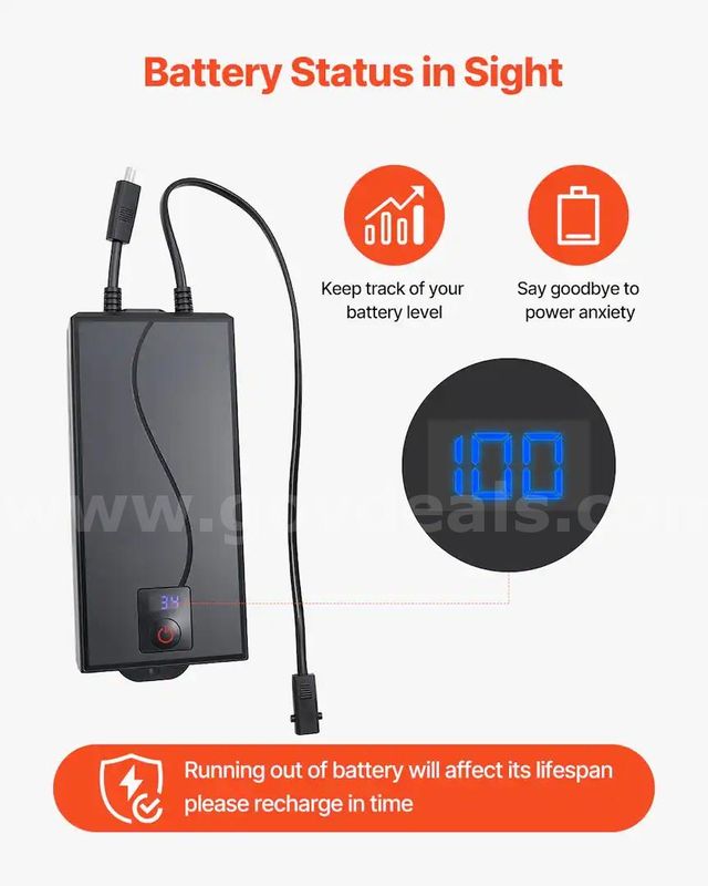 SHIPPING AVAILABLE VEVOR Battery Pack for Reclining Furniture, 5000 mAh Rechargeable Recliner Battery Pack(A16-36)