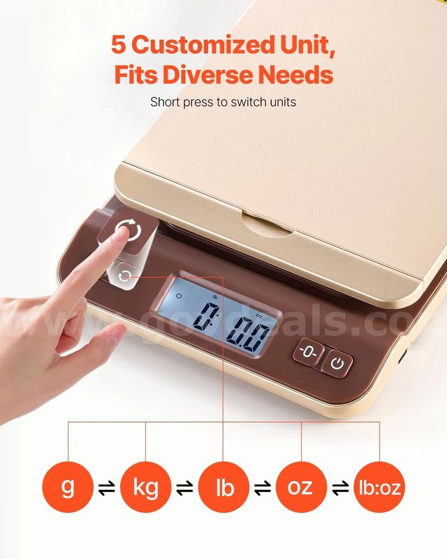 SHIPPING AVAILABLE VEVOR Digital Shipping Postal Scale, 0.1 oz High Accuracy, 88 lbs Postal Scale with Hold/Tare(A3-24)