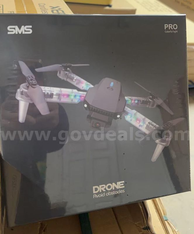 SHIPPING AVAILABLE SMS Pro Obstacle Avoidance Drone – 4K HD Foldable Quadcopter with LED Lights & Dual Cameras （31-09）