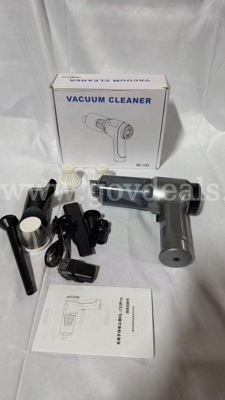 SHIPPING AVAILABLE Lot of 10 Cordless Handheld Vacuum Cleaner HL-123 Pro, 3-in-1 Vacuum/Blow/Air Pump for Car(32-01)
