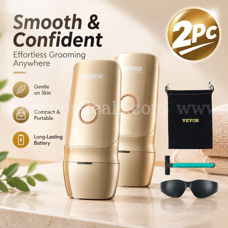 SHIPPING AVAILABLE lot of 2 IPL Hair Removal, Permanent Hair Removal with Ice Cooling System for Women Men(5-AQ)