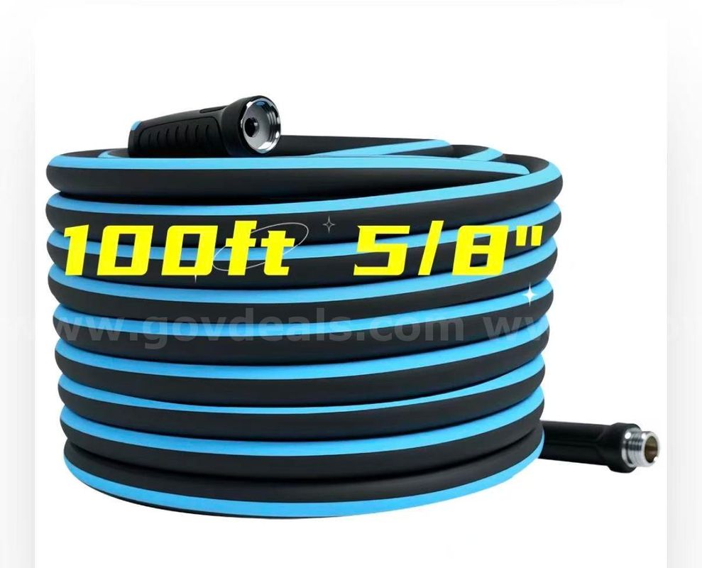 SHIPPING AVAILABLE RELHOST TOOLS Garden Hose 100 ft x 5/8" Flexible Heavy Duty Water Hose with 360° Swivel(33-013)