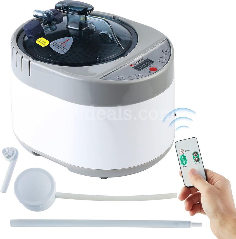 SHIPPING AVAILABLE Lot of 2 Smartmak Sauna Steamer, Portable 4L Upgrated Steam Pot Generator with Remote Con（43-02）