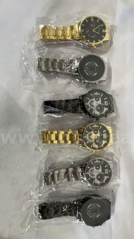 SHIPPING AVAILABLE 6pcs Assorted Men Stainless Steel Quartz Watch Lot Roman Diamond Sport Chronograph Business(W1-011)