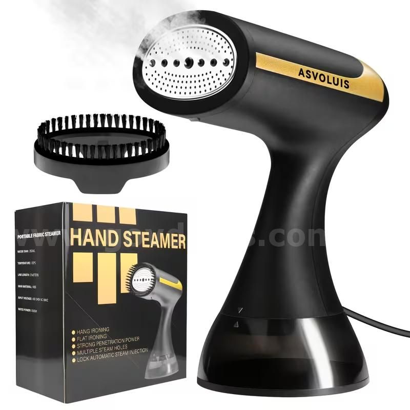 SHIPPING AVAILABLE ASVOLUIS Portable Handheld Fabric Steamer, 1100W 300ml Large Water Tank Travel Garment Wrinkle(C-09)