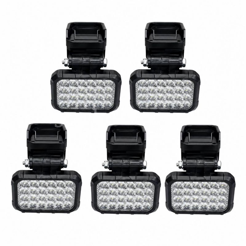 SHIPPING AVAILABLE 5pcs 60W 24LED Portable LED Work Light, Compatible with Makita 18V Lithium Battery(B3-02)