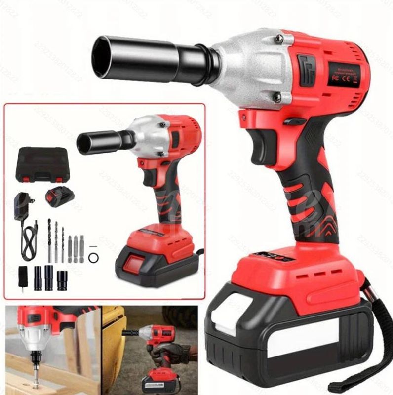 SHIPPING AVAILABLE 48V Cordless Impact Wrench 650N.m Brushless Electric Impact Gun 2 Batteries Hard Case Kit(B2-01)