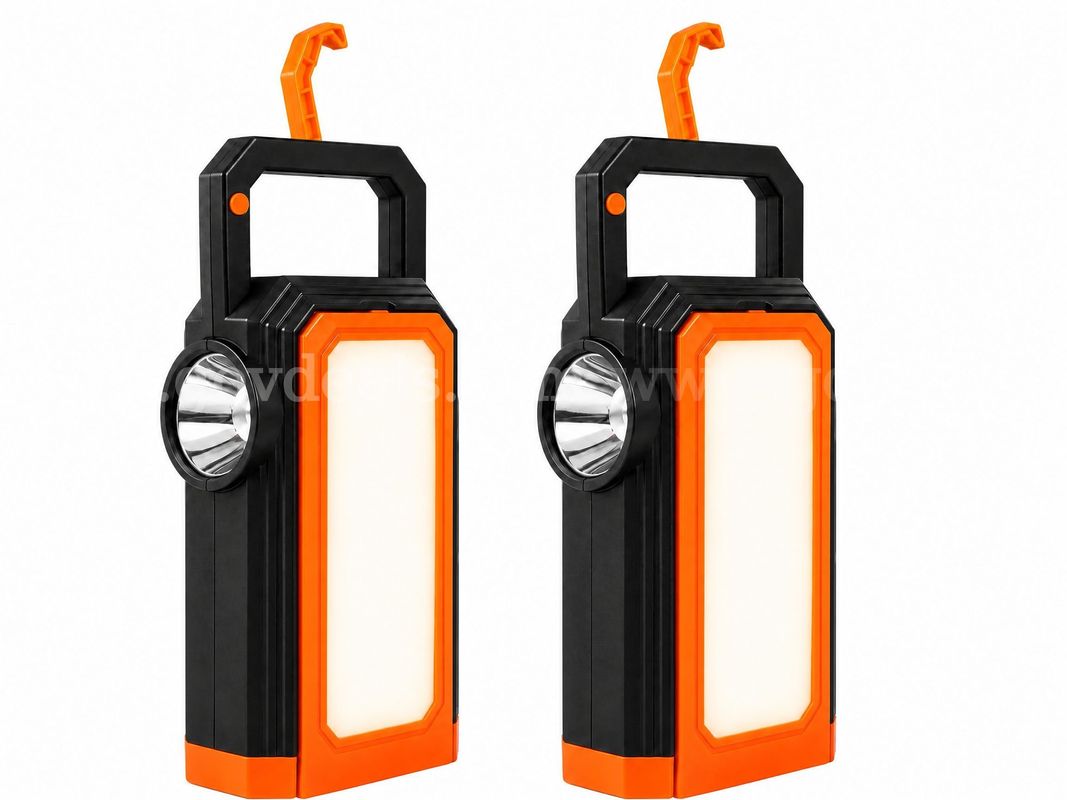SHIPPING AVAILABLE 2pcs Solar Camping Lantern, Portable LED Work Light, Rechargeable Emergency Handheld(B3-01)