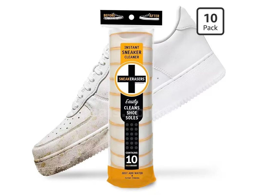 SHIPPING AVAILABLE 100pcs Instant Sneaker Cleaner, Premium Shoe Cleaning Kit for Sneakers, Dual-Sided Sponges （5-01）