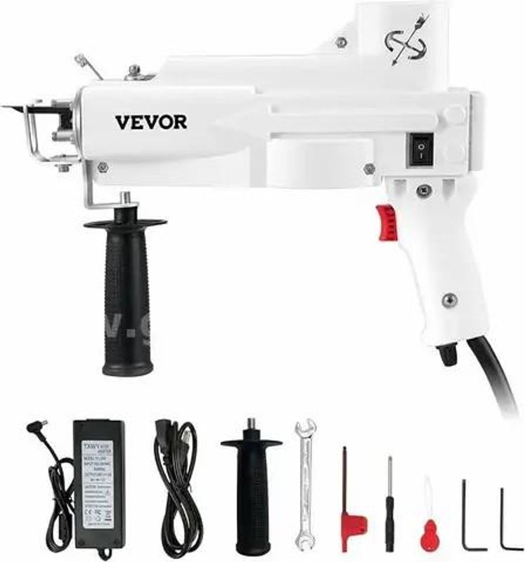 SHIPPING AVAILABLE Tufting Gun, Cut Pile Electric Carpet Weaving Flocking Machine, Rug Machines Starter Kit(M-03)