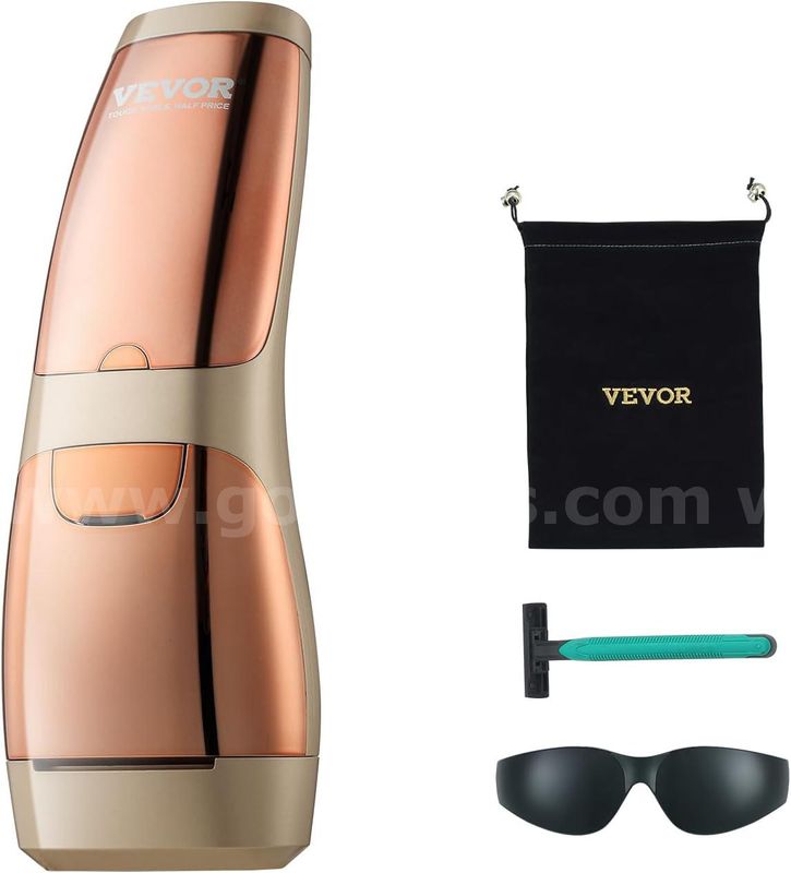 SHIPPING AVAILABLE IPL Hair Removal, Permanent Hair Removal with Sapphire Ice Cooling System, Painless At-Home(1-CV)