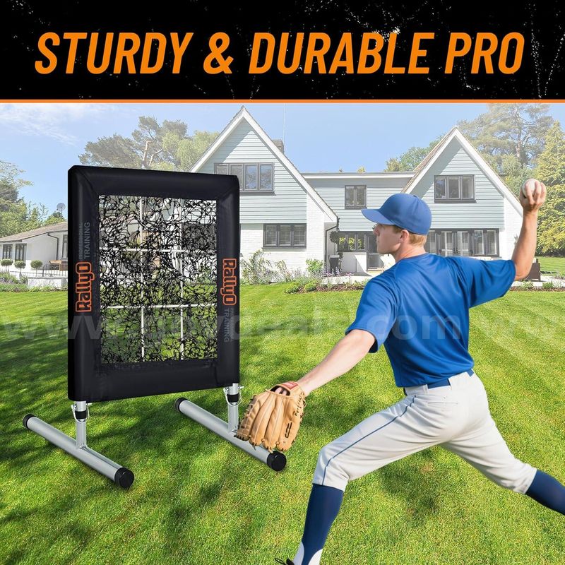 SHIPPING AVAILABLE 9 Hole Baseball Net, 28"x27" Softball Baseball Training Equipment for Hitting Pitching (8-cp)
