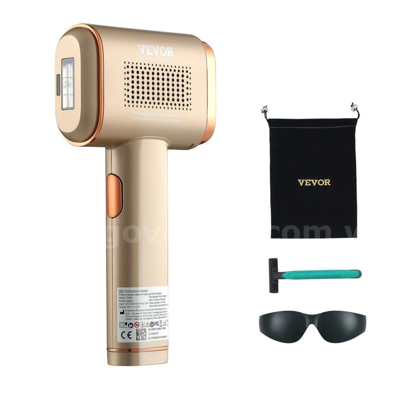 SHIPPING AVAILABLE IPL Hair Removal, Permanent Hair Removal with Sapphire Ice Cooling System, Painless At-Home(3-BA)