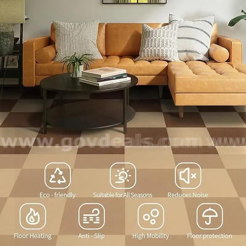 SHIPPING AVAILABLE 100Pcs Carpet Squares 12x12inch Carpet Tiles Peel and Stick Non-Slip Self (A0003–A3)