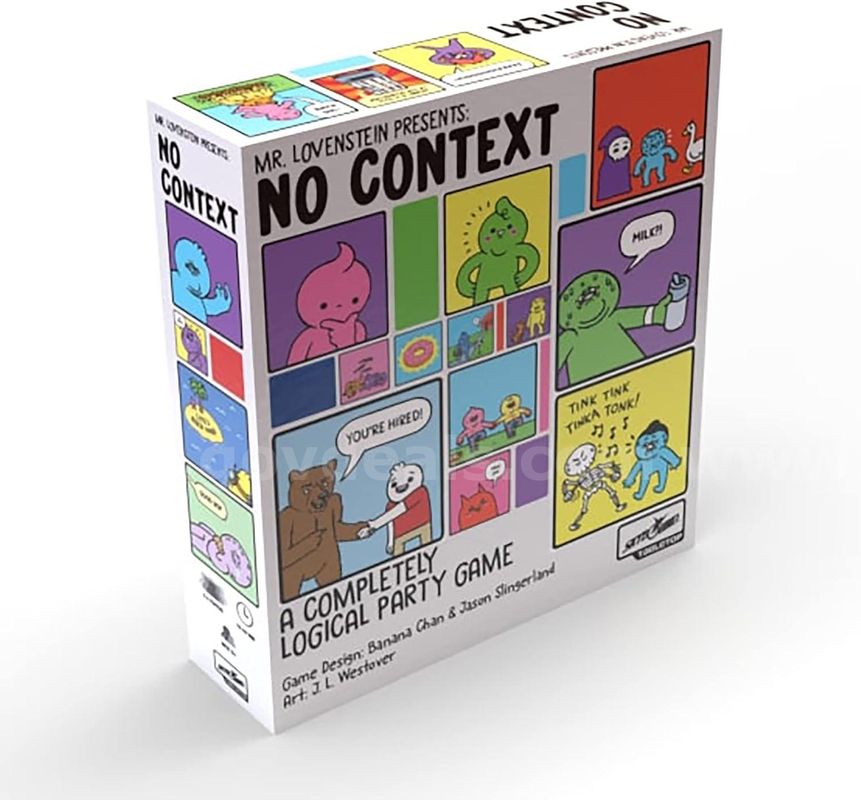 SHIPPING AVAILABLE lot of 12 No Context Comic Panel Party Board Game Skybound Tabletop Funny Group Guessing Game(4534)