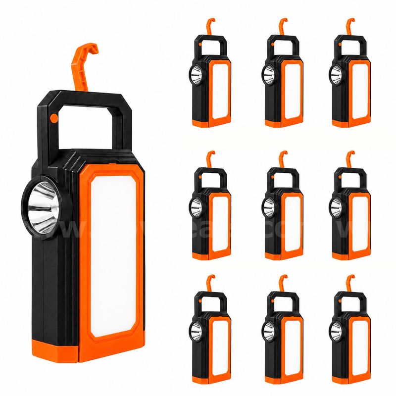 SHIPPING AVAILABLE 10pcs Solar Camping Lantern, Portable LED Work Light, Rechargeable Emergency Handheld(B3-01)