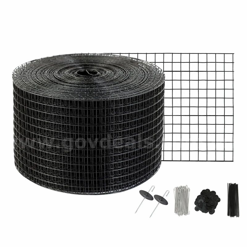 SHIPPING AVAILABLE VEVOR Solar Panel Bird Critter Guard Kit, PVC Coated Galvanized Steel Wire Mesh Roll (AA2-18)