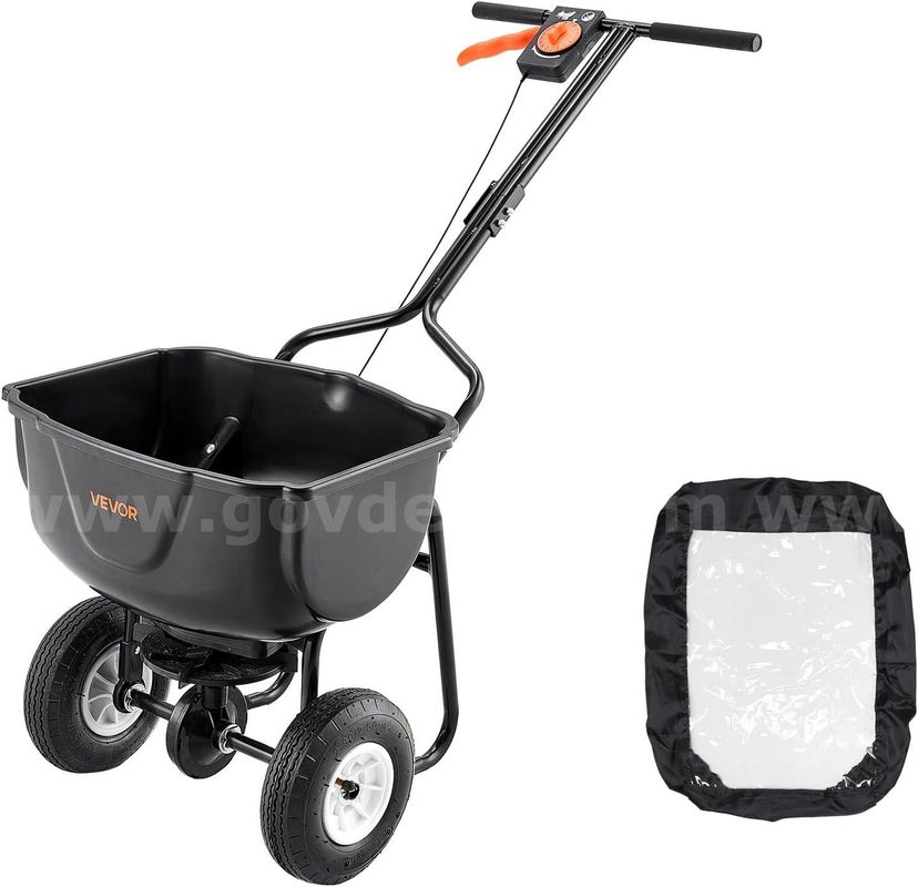 SHIPPING AVAILABLE VEVOR Walk Behind Broadcast Spreader, 60 lbs Capacity Push Fertilizer Seed Spreader (AA2-31)
