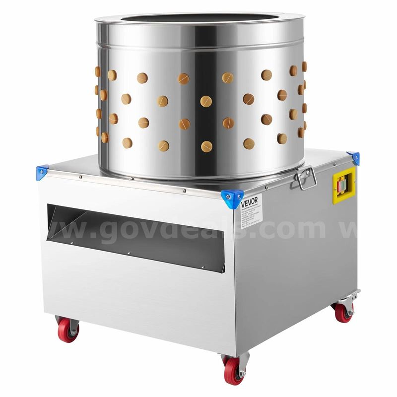 SHIPPING AVAILABLE VEVOR 23.5 Inch Chicken Plucker Machine, 2200W Commercial Poultry De-Featherer (AA3-01)
