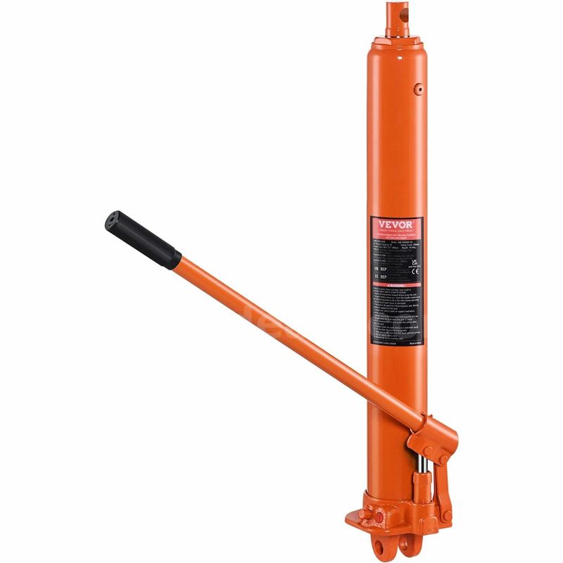 SHIPPING AVAILABLE VEVOR 8 Ton Long Ram Hydraulic Jack, Single Pump Clevis Base (AA3-03)
