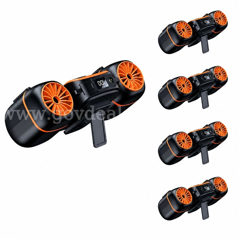 SHIPPING AVAILABLE lot of 5 Portable Waist Fan with Dual Fans, 10000mAh Rechargeable Wearable Belt Clip Fan (AA-03)