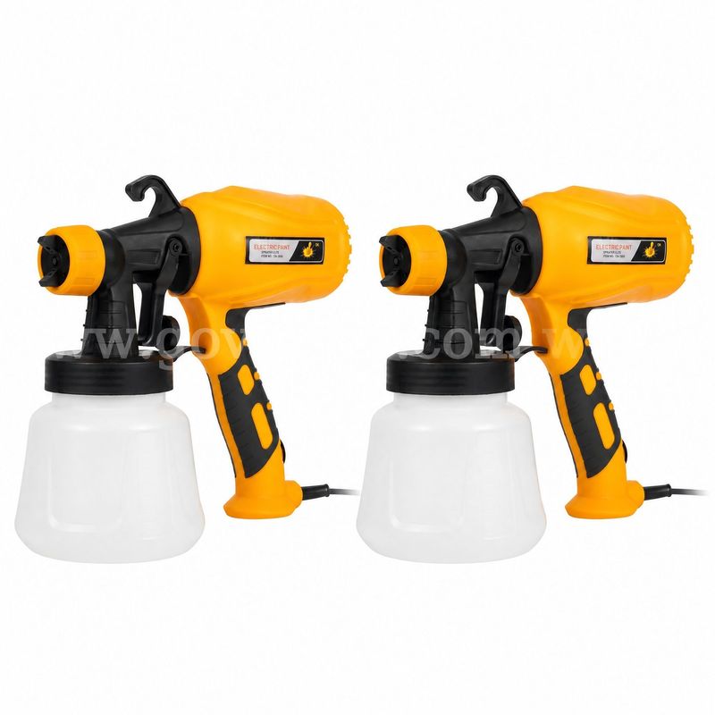 SHIPPING AVAILABLE Lot of 2 Avsty Electric Paint Spray Gun - High Power 850W HVLP Sprayer w/Container, Nozzles (AA-09)