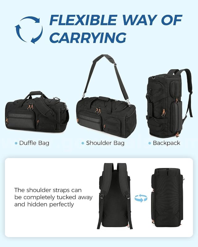 SHIPPING AVAILABLE Lot of 2 Searock 45L Gym Bag for Men, 3-In-1 Duffle Bag Backpack for Travel | Sports Bags(AA-04)