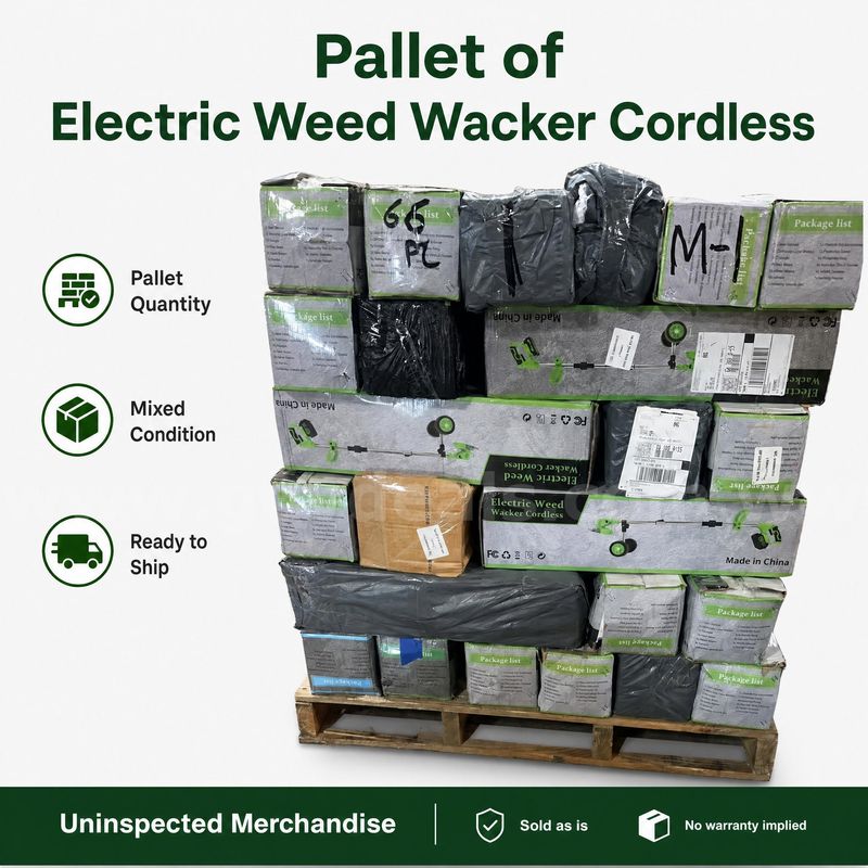 66 Units Pallet Lot - 21V Cordless Electric Weed Wackers Lawn Trimmers (M-1) Unknown condition