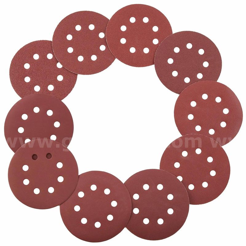 SHIPPING AVAILABLE VEVOR 150 PCS 5" 8-Hole Sanding Discs Set for Orbital Sander 60-600 Grit(AA4-8)