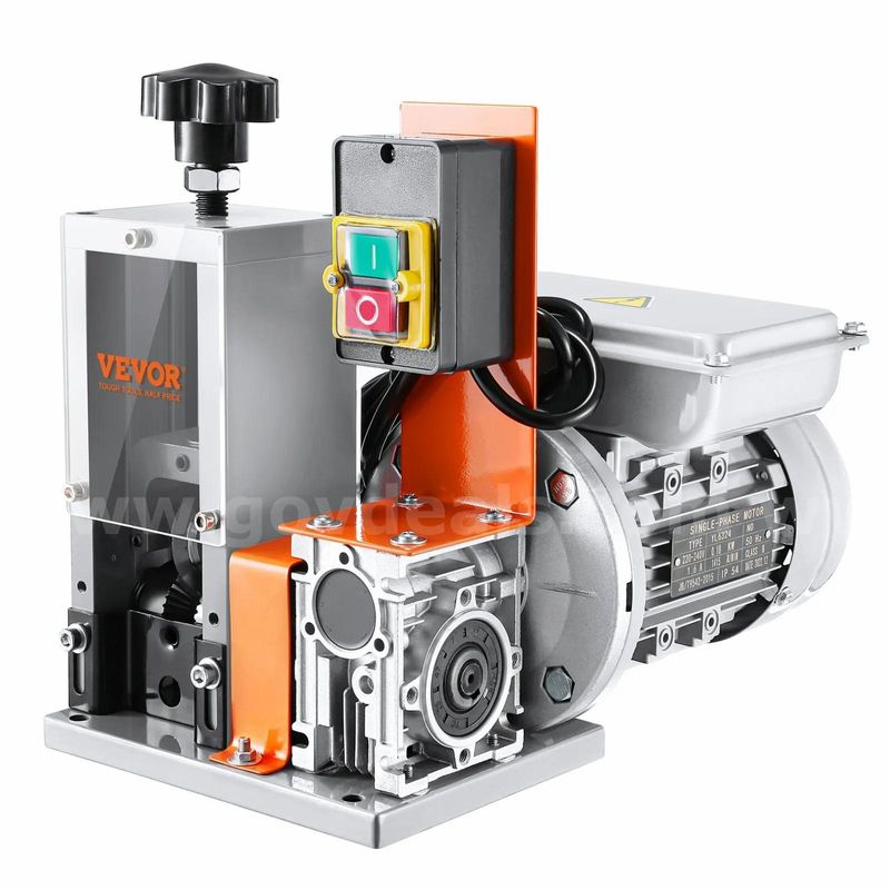 SHIPPING AVAILABLE VEVOR 180W Electric Cable Stripper Machine 0.06"-1.18" Wire Range, 60 FT/Min(AA4-9)