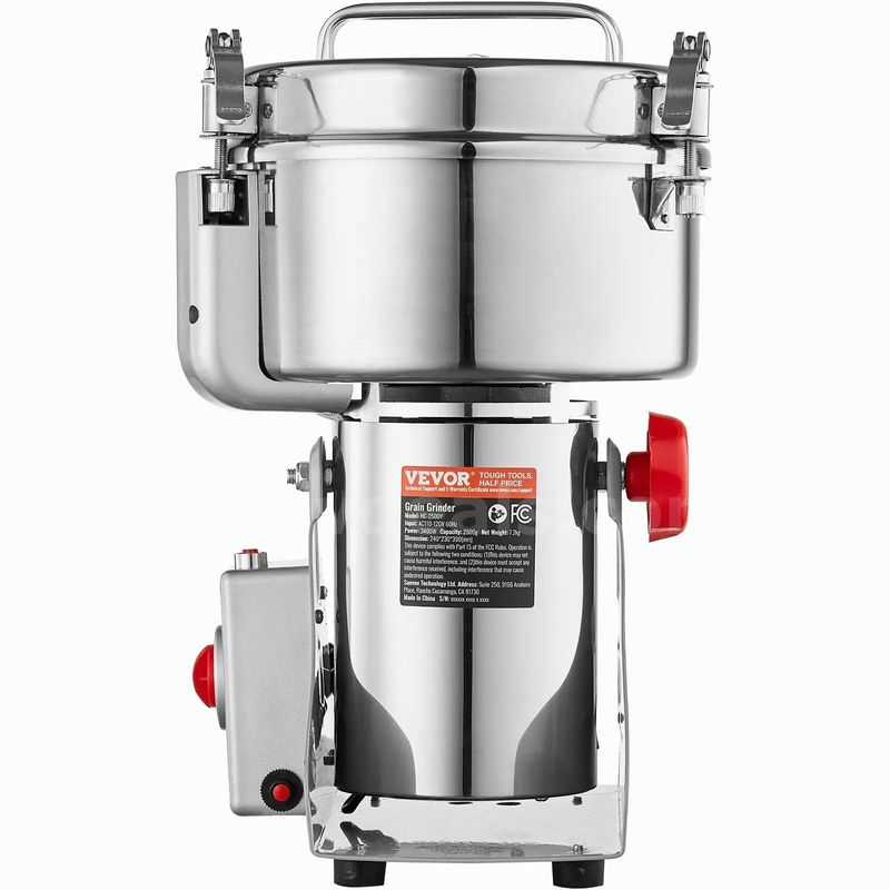 SHIPPING AVAILABLE VEVOR 2500g Electric Grain Mill Grinder 3400W Commercial Pulverizer Machine(AA4-010)