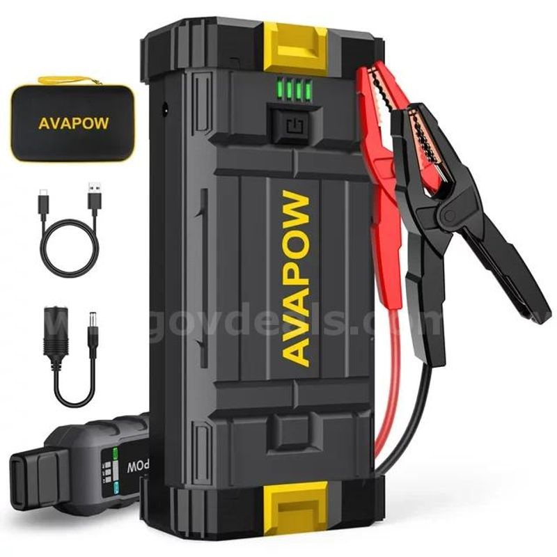SHIPPING AVAILABLE AVAPOW W58 4000A Car Jump Starter 12V Portable Battery Booster Pack(W-58n)