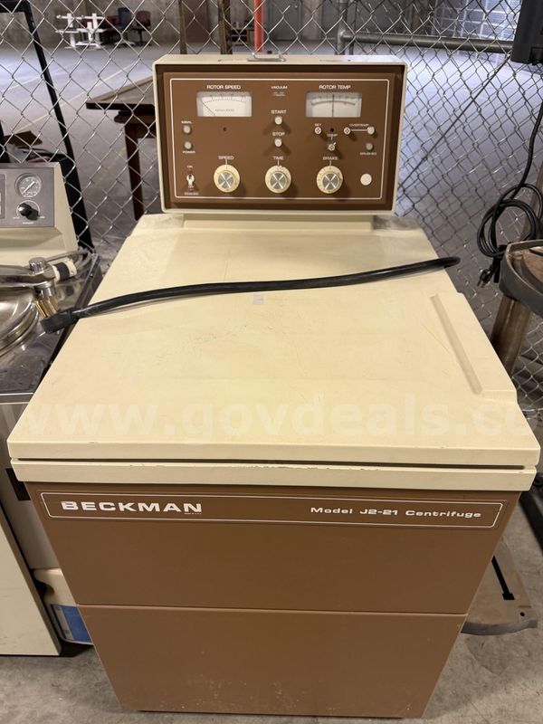 Beckman Model J2-21 Centrifuge used