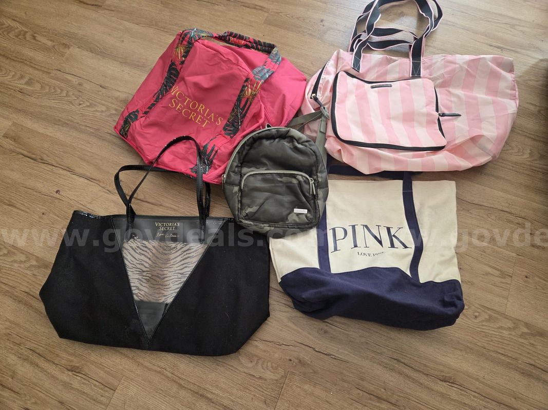 Lot of Victoria's Secret / PINK Bags + J'Adior Style Combat Boots