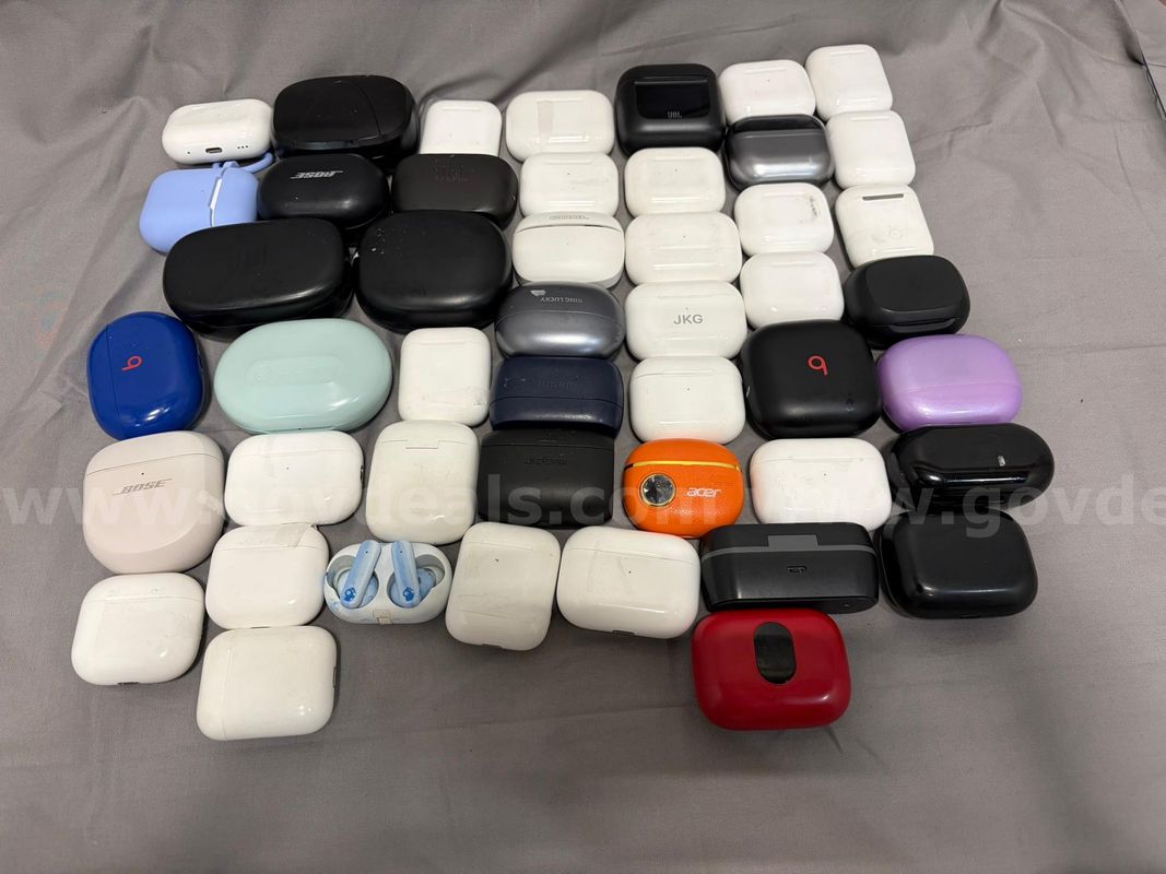 Lot of Earbuds, Charging Cases