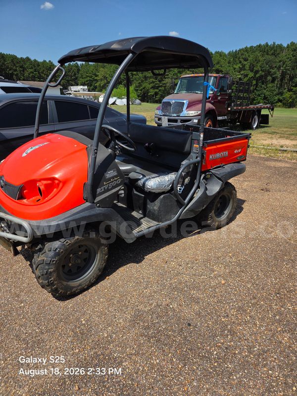 KUBOTA RTV 500 4X4 GAS BURNER