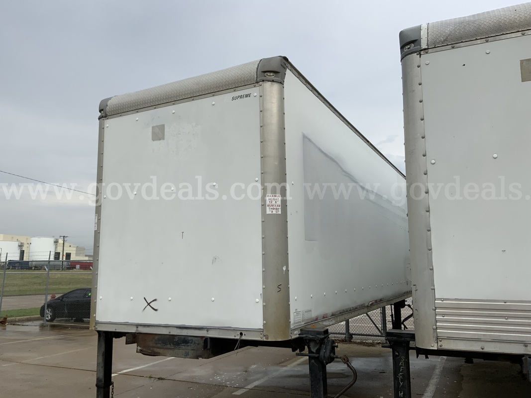 2003 Supreme Enclosed Cargo Van Swap Body Trailer