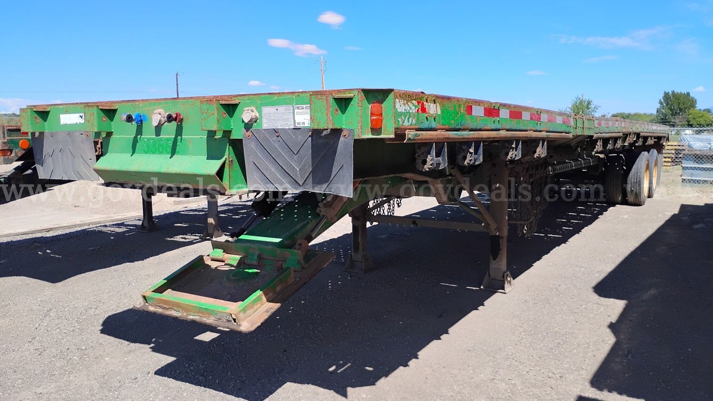 2000 Trailmobile Haulin T-24 T/A Extendable Truss Trailer-Inoperable