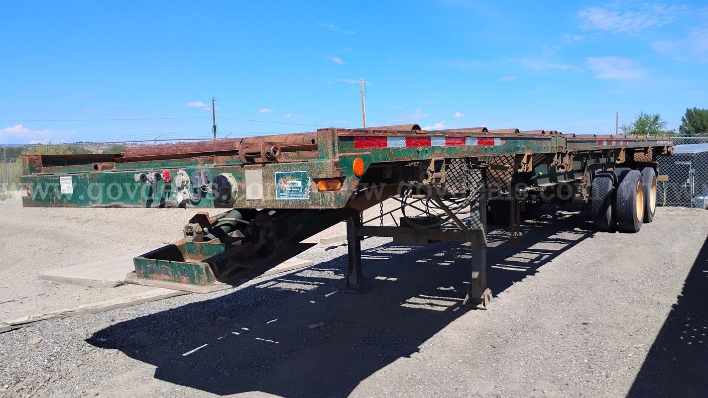 2000 JDH Trussmaster Extendable T/A Roll-Off Trailer-Inoperable