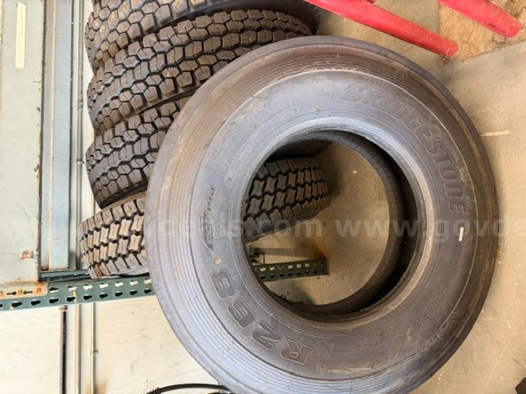 Lot of (8) big truck tires