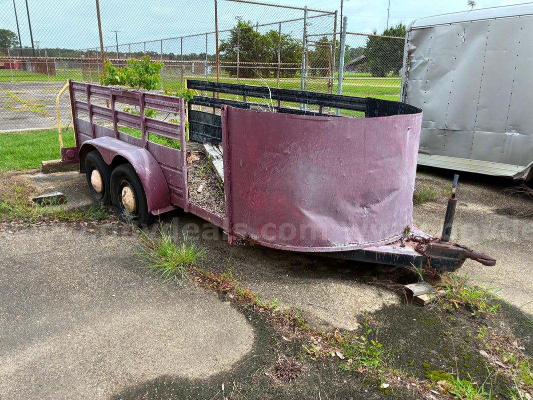 Homemade Trailer 1984 Red